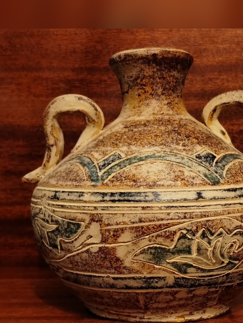Ceramic Vase with Geometric Patterns - Picture 15 of 15